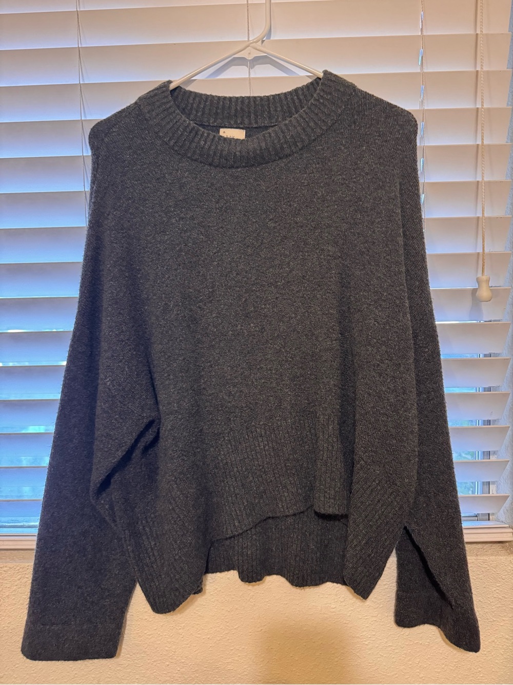 a new day Women's Charcoal Crewneck Sweater